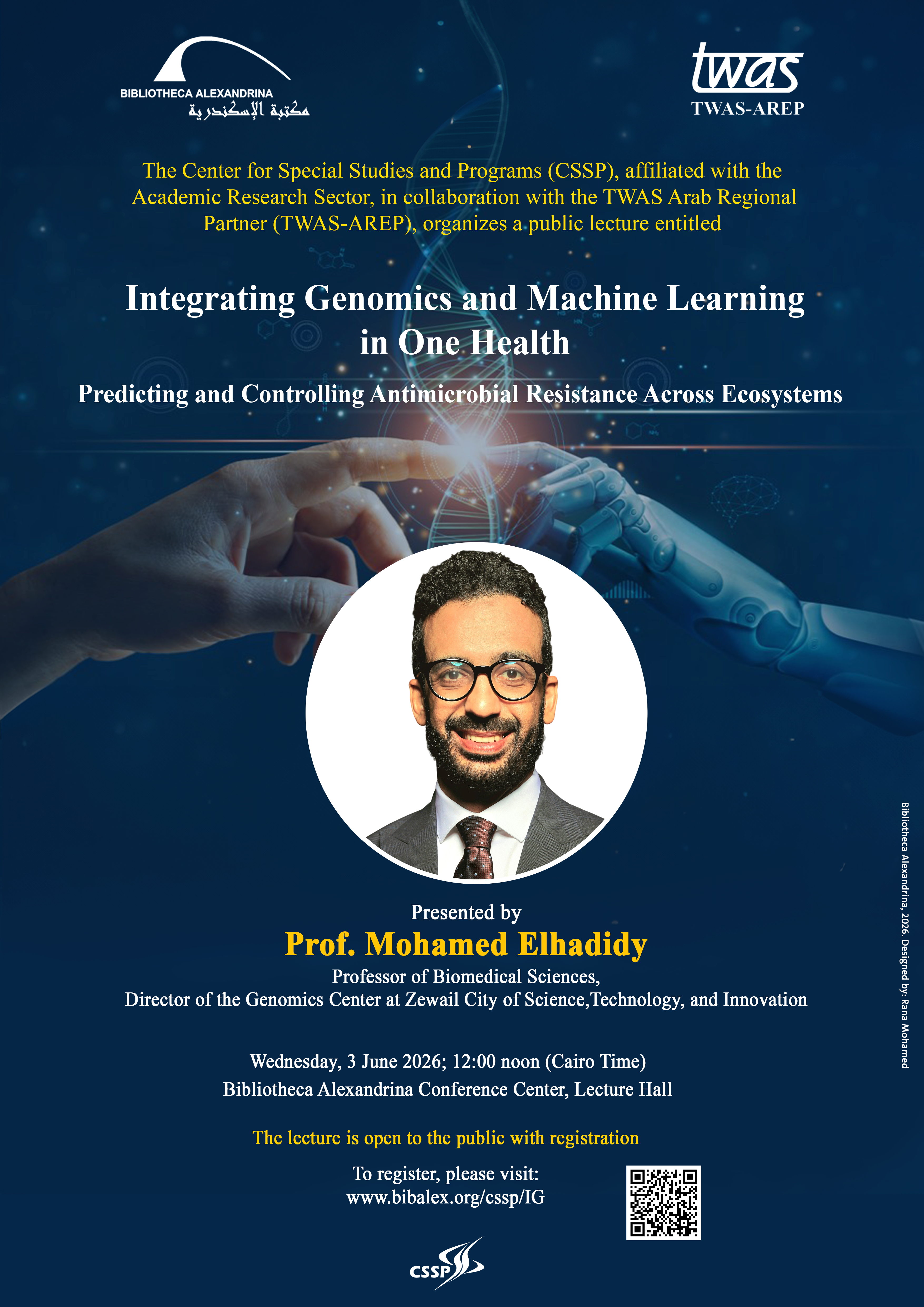 Lecture "Integrating Genomics and Machine Learning within the One Health Framework: Predicting and Controlling Antimicrobial Resistance across Ecosystems"