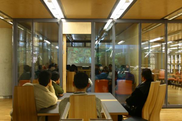 Group viewing room of the MM Library (B3)