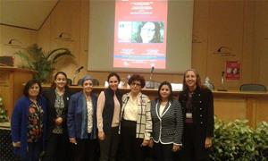 Photo de groupe avec Prof. Faouzia Charfi
