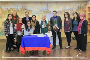  Photo de groupe avec l'Université de Menoufia