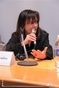 L'intervention de Mme. Ersi Sotiropoulos, journaliste et poète