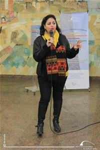 Mot d'acceuil aux étudiants par Dr Marwa El Sahn, Directrice du CAF