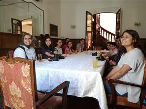  Les participants du 1er groupe au Consulat général  du Liban
