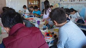  Atelier arts plastiques à Erevan conduit par Gohar (Arménie) et Marie-Hélène (Yukon)