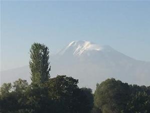 Le mont Ararat au retour de Gumri