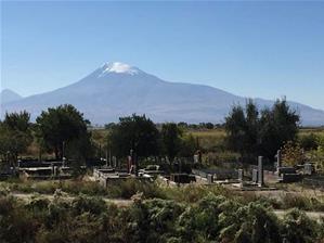 Le mont Ararat au retour de Gumri