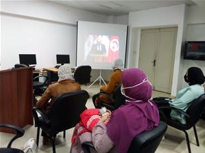  Le public du colloque à l'Ambassade de Savoir de l'Université de Damiette