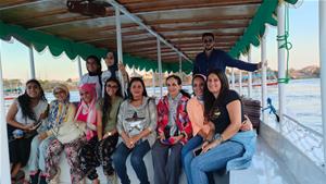 Les participants du séjour à Assouan