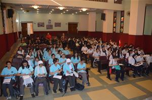  Les participants de la 5<sup>e</sup> journée à l'École Sainte Anne au Caire