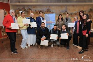 Photo du groupe de l'Université du Mansoura