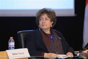 Madame Laila Bahaa El Din, Directrice Éxécutive de la fondation Kemet Boutros Ghali pour la paix et la connaissance