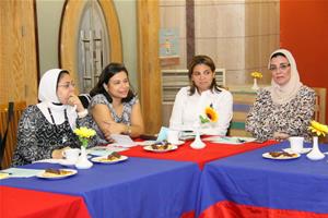 Les participants de la deuxième rencontre des établissements scolaires et universitaires francophones d’Alexandrie 