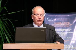 l'intervention de M. Arnaud Ramière de Fortanier,  président de l’Association du Souvenir de Ferdinand de Lesseps et du Canal de Suez