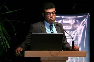 L'intervention de Dr. Hatem Abdel Ghaffar, docteur en qualité du management, de la technologie et du transport maritime