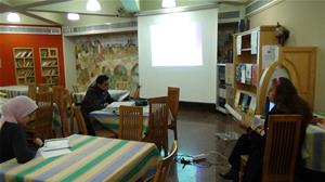 Les participants de l’atelier Lecture-Ecriture: « Thaïs: nouvelles perspectives »