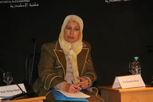 Prof. Rachida El-Diwani Directrice de la Filière des Langues Appliquées (FLA), Faculté des Lettres, Université d’Alexandrie