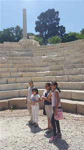 Les participants au théâtre romain d’Alexandrie -Premier groupe 