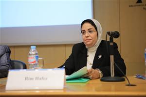 Dr Rim Hafez,  Maître de conférences,  Filière des Langues Appliquées (FLA), Faculté des Lettres, Université d’Alexandrie  