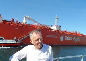 Prof. Bruno Viard lors de la visite du nouveau Canal de Suez