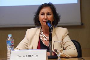L'intervention de Mme. Teresa Cremisi, auteure française, ancienne directrice des éditions Flammarion