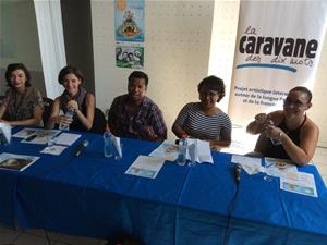 Conférence de presse à l'Institut Français de Madagascar