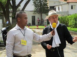 Sur le village de la Francophonie, Thierry Auzer répond aux questions de la presse 