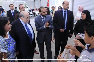La visite de Dr Moustafa El-Fekky, Directeur de la Bibliotheca Alexandrina