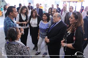  La visite de Dr Moustafa El-Fekky, Directeur de la Bibliotheca Alexandrina