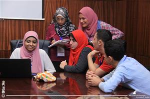 Atelier &laquo;&nbsp;Mission 54&nbsp;&raquo; par M<sup>lle</sup> Fadwa Issa