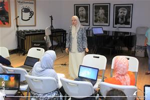  Les participants de l'atelier avec Dr Maali Tewfik Fouad, Enseignant-chercheur, Université d’Alexandrie