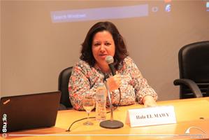 M<sup>me</sup> Hala El Mawy, Journaliste, présentratrice à la radio et experte en critique du cinéma