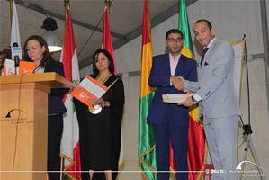 Distribution des certificats de l'atelier du commerce électronique, par Dr Khalid Khallaf, Directeur exécutif  d’IBDL
