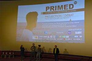 Le débat avec les lycéens au cinéma le Prado le 4<sup>e</sup> jour