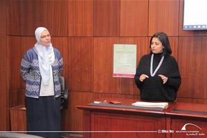 Dr Marwa El Sahn et Dr Maali Tewfic Fouad, Enseignant Chercheur à l' Université d’Alexandrie.
