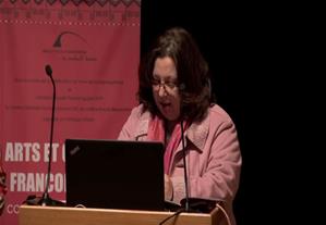 M<sup>me</sup> Hala El Mawy, Journaliste égyptienne, Critique de cinéma et Présentatrice de radio au service européen de Radio Le Caire introduit la 3<sup>e</sup> séance « Arts et éthiques »