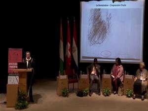  L'intervention de Dr Azza Abou Elseoud, Professeur à l'Université d'Alexandrie, Faculté des Beaux-Arts et Vice-doyenne aux affaires de l'éducation et des étudiants