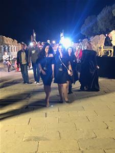 Lors de la c&eacute;r&eacute;monie d'inauguration