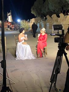 Lors de la c&eacute;r&eacute;monie d'inauguration