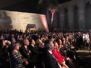 Lors de la c&eacute;r&eacute;monie d'inauguration