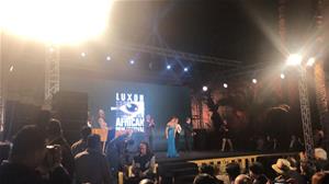 Lors de la c&eacute;r&eacute;monie d'inauguration