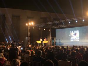 Lors de la c&eacute;r&eacute;monie d'inauguration