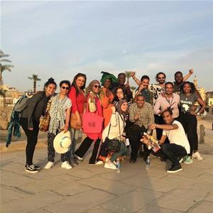 Photo avec les invit&eacute;s du festival