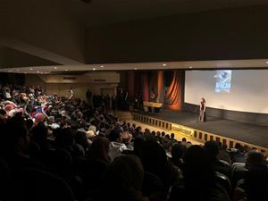 Lors de la c&eacute;r&eacute;monie de cl&ocirc;ture