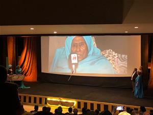 Lors de la c&eacute;r&eacute;monie de cl&ocirc;ture