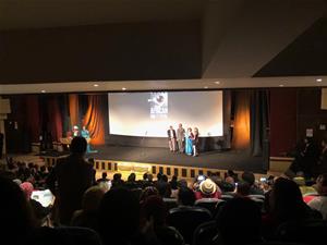 Lors de la c&eacute;r&eacute;monie de cl&ocirc;ture