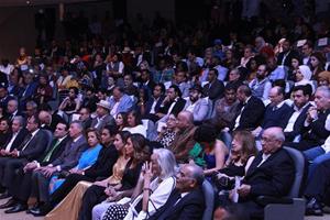 Lors de la c&eacute;r&eacute;monie de cl&ocirc;ture