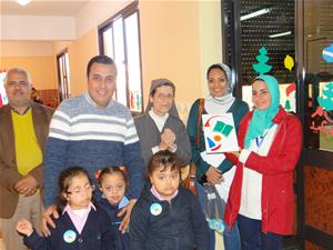 Avec soeur Nohad et les élèves du Centre de l’Amour