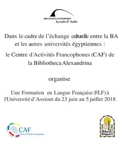 Formation en Langue Française (FLF) à Assiout