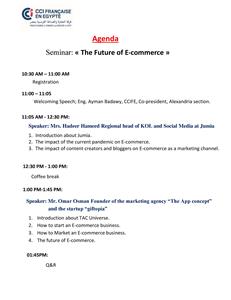 Programme de la conférence