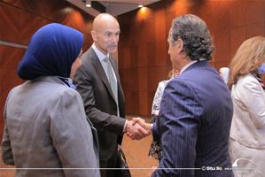 M.Mohamed Nehad ,Consul Général de France à ALexandrie avec Dr Cherif Riad, Directeur du Secteur des Relations Publiques